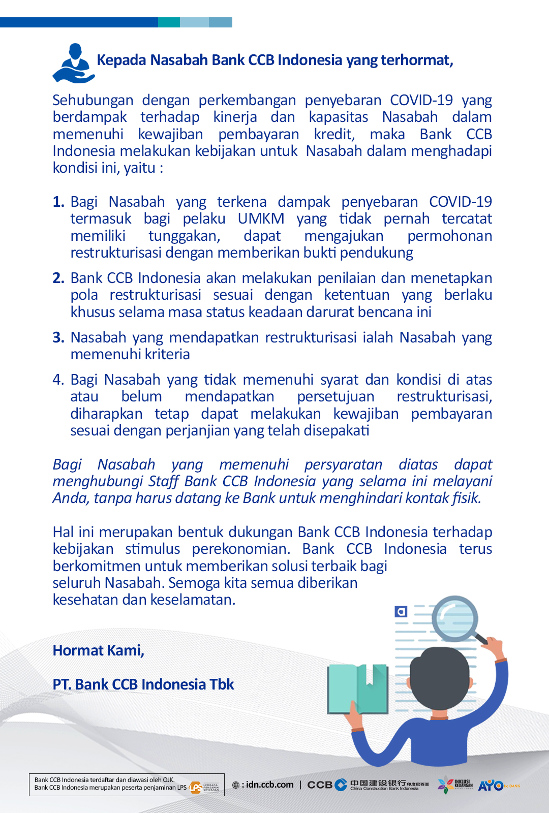 W Info Keringanan Bagi Debitur Yang_Terkena Dampak COVID-19